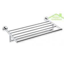 Etagere Tablette Avec Porte Serviettes Omega En Chrome 55x12x26 5cm Porte Serviette Serviettes Porte Serviette Mural