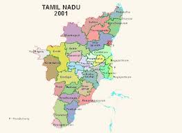 The indian state of tamil nadu has 38 districts after several splits of the original 13 districts at the formation of the state on 1 november 1956. Census Of India Map Of Tamil Nadu