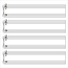 • large variety for many vocal and instrumental groupings. Free 8 Sample Music Staff Paper Templates In Pdf Ms Word