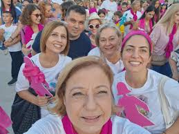 Οur Group is proud to have participated at Europa Donna's Pink March 💓🎗️  that took place