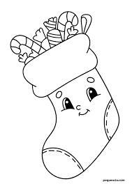 Dibujos De Navidad Para Colorear Faciles