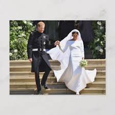 Meghan markle and prince harry's baby name was accidentally leaked on the buckingham palace website according to royal fans. The Duke Duchess Of Sussex The Happy Newlyweds Announcement Postcard Zazzle Com In 2021 Newlyweds Duchess Royal Wedding Prince Harry