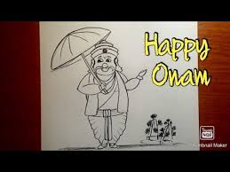 Onamdrawing Mavelipencildrawing Onam Special Maveli Pencil Drawing How To Draw Simple Maveli Youtube