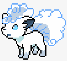 Pokémon with a gender ratio of one male to three females. Alola Vulpix Alolan Vulpix Pixel Art Png Image Transparent Png Free Download On Seekpng