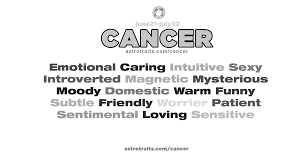 Cancer signs may seem prickly and standoffish at first meeting, once they make the decision to become friends with someone, that person has a friend for life. Cancer Traits Posts Facebook