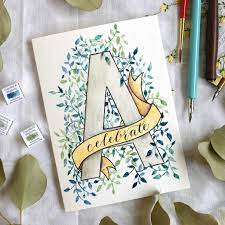 Follow the steps below and start creating your own paint at home. Watercolor Initial Diy Birthday Card Tutorial The Postman S Knock