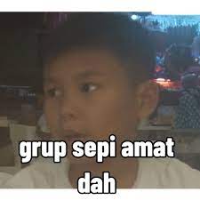 Anda bisa request stiker … Grup Sepi Amat Dah
