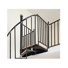 Compare rod iron banister costs with other metals rails for stairs, exterior staircases, porch balcony. Wrought Iron Stair Railing Stair Railing Kits At Lowes Com