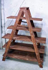 Pine boards 3/4″ plywood cut into the following step 7 stain and poly! Vintage Wood Look Double Step Ladder Shelving 6 Steps