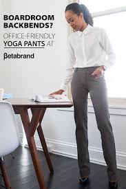Dress Pant Yoga Pants Combine Sophisticated Styling With A Soft Stretch Performance Knit These Will Be The Mo Business Casual Attire Dress Yoga Pants Fashion