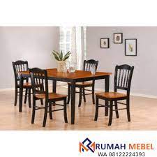 Meja makan pelengkap dari ruang dapur. Jual Set Meja Makan Minimalis Harga Murah Rumah Mebel