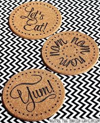Diy Burned Ikea Cork Trivets Cheap Easy Ikea Hack Cork Trivet Ikea Cork Wood Crafts Diy