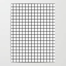 Maybe you would like to learn more about one of these? Fine Black Grid On White Background Black And White Pattern Poster By Dotsandlines99 Society6