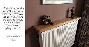 solid oak radiator shelf floating shelves affordable wall