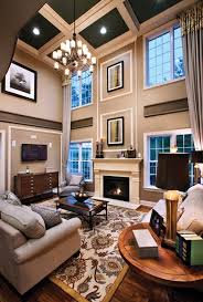 There are so many ways to work with a living room with high ceilings and choosing the right ideas for your specific room can help to make the room a warm, welcoming room and expose its grandness. Cozy Living Room With High Ceilings Novocom Top