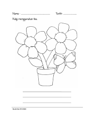Lembaran kerja matematik tema bunga. Lembaran Kerja Tema Bunga