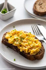 Easy Crab Scrambled Eggs Delightful Plate Recipe Egg Recipes For Breakfast Fancy Breakfast Scrambled Eggs