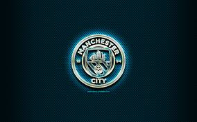 Follow the vibe and change your wallpaper every day! Download Wallpapers Manchester City Fc Glass Logo Blue Rhombic Background Premier League Soccer English Football Club Manchester City Logo Creative Manchester City Football England For Desktop With Resolution 2560x1600 High Quality Hd