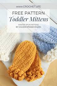Easy Crochet Thumbless Mittens For Toddlers Crochet Life
