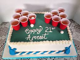 Funny 21st Birthday Cake Ideas For Guys Beer Pong Cake Diana S Dreamcakes 21st Birthday Cakes Beer Pong Cake 21st Birthday Cake For Guys