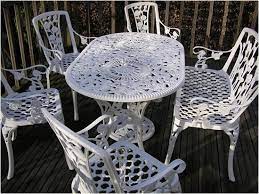 Elegant Classy Cast Aluminum Outdoor Furniture Oval Gloss White Cast Aluminum Outdoor Fu Cast Iron Patio Furniture Metal Garden Furniture Iron Patio Furniture