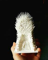 Game Of Thrones Iron Throne 3d Print 3d Printing Projects Printed Fans 3d Printing
