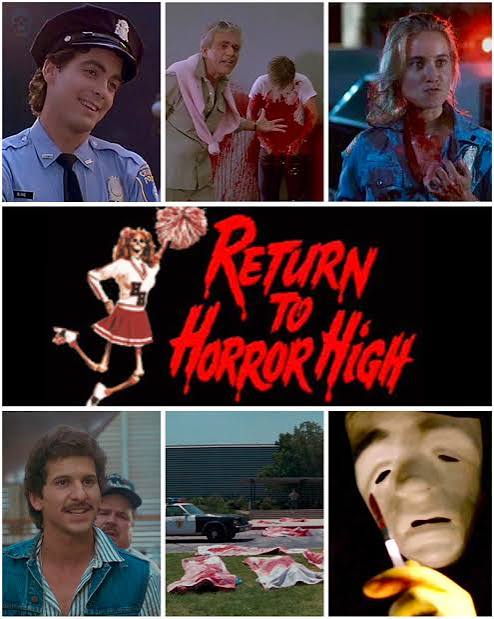 On February 20, 1987 “Return to Horror High” was released! Written and  directed by Bill Froehlich and starring Vince Edwards, Brendan Hughes,  Scott Jacoby, Lori Lethin, Philip McKeon, and Alex Rocco.