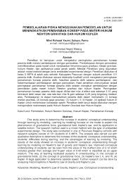Hukum newton ini terbagi menjadi 3 jenis yaitu hukum newton i, hukum newton ii dan hukum. Pdf Pembelajaran Fisika Menggunakan Pemodelan Untuk Meningkatkan Pemahaman Konsep Pada Materi Hukum Newton Gravitasi Dan Hukum Kepler