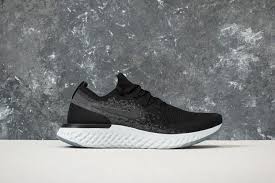 Nike epic react flyknit black and gery printing men's and women's size running shoes. Men S Shoes Nike Epic React Flyknit Black Black Dark Grey