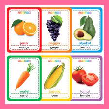 Dengan begitu, maka akan menghasilkan buah anggur yang lezat. Flashcard Buah Buahan Dan Sayur Sayuran Fruits Vegetables Kartu Pintar Belajar Bayi Bailta Anak Shopee Indonesia