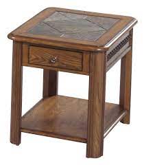 Modern nesting coffee table set of 2, round accent end table with slate stone top & metal frame for living room office balcony, side table for bedroom (b) $134.99. Slate Top End Tables Ideas On Foter