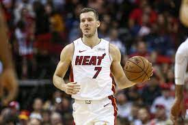 Miami heat guard goran dragic (7) celebrates after sinking a basket against the boston celtics during the second half of an nba conference final playoff basketball game, thursday, sept. Goran Dragic Injury Update Heat Pg Will Play Friday Vs Knicks Draftkings Nation