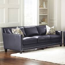 Hendrix Leather Sofa Furniture Best Leather Sofa Blue Leather Sofa