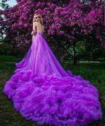 Mariya Zakir Seeing Purple That S Ok Stand Out On Your Wedding Day Purple Wedding Dress Purple Wedding Gown Princess Ball Gowns