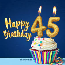 Happy Birthday 45 Years Old Animated Card Download On Funimada Com Birthdays are never complete until you've sent happy birthday wishes to a friend or to any other birthday gal or boy! happy birthday 45 years old animated card download on funimada com