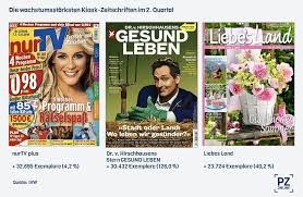 Casa deco (modern wohnen und leben) magazin september oktober no 05 2013. Ivw Quartal 2 2018 Wachstumssieger Ranking Pz Online De