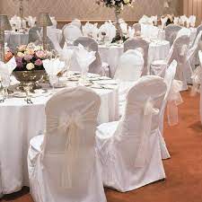 Brand new chair covers for square top banquets or chivari chairs. New Wedding Polyester Chair Covers Banquet Style Round Top Type Chair Covers Wedding White Chair Covers Wedding Chairs