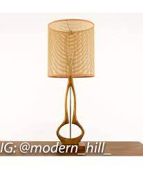 1 out of 5 stars with 1 ratings. Unique Mid Century Wood Table Lamp