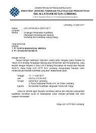 Surat undangan adalah salah satu surat yang memuat ajakan kepada seseorang atau kelompok untuk menghadiri kegiatan tertentu. Uy 80sro31tzqm