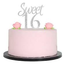 5 out of 5 stars. Home Furniture Diy 16 Cake Topper Silver Glitter Card 16th Birthday Cake Decoration Sixteen Years Cake Toppers