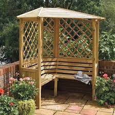 45 Garden Arbor Bench Design Ideas Diy Kits You Can Build Over Weekend Garden Arbour Seat Corner Garden Arbour Seat