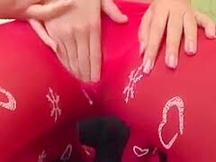 This means that on short inseams the legs and waist will be very long. Petite Brunette Fingering In Fencenet Pantyhose Pornzog Free Porn Clips
