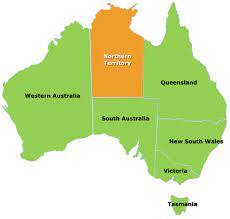 The northern territory is bounded by the timor and arafura seas to the north and by western australia to the west, queensland and the gulf of carpentaria to the east, and south australia to the south. Northern Territory Citrus Australia