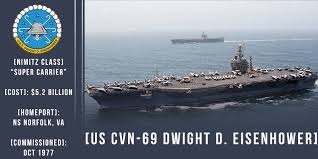 Image result for USS Dwight D. Eisenhower