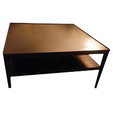 Ikea hemnes square coffee table. Ikea Stockholm Square Dark Brown Black Coffee Table Aptdeco