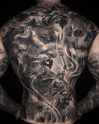 Black And Grey Realism Tattoo Artists Ezequiel Samuraii S Black And Grey Realistic Tattoo Back Tattoos For Guys Back Tattoo Tattoos For Guys