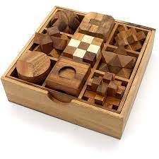 If you were a tetris lover when you were a kid, you'll love this modern tetris game that's built of wooden. 3d Wooden Brain Teaser Educational Game Puzzle Set Fun Games For Adults Wooden Puzzles Brain Teasers