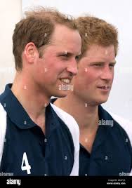 Prince harry prince william polo hi-res stock photography and images