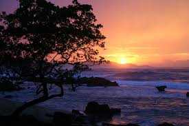 This means that it is part of the united states and citizens of puerto rico are citizens of the united states as well. Sunset Landscape With Big Waves In Puerto Rico Image Free Stock Photo Public Domain Photo Cc0 Images