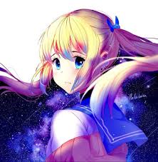 Ghim Tren Anime Girl Yellow Hair